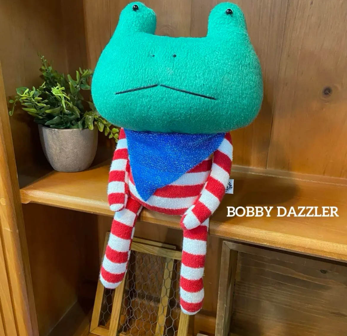 大治町　BOBBY DAZZLER(ボビーダズラー) ぬいぐるみ　カエル リサイクルショップ　シンプー　買取