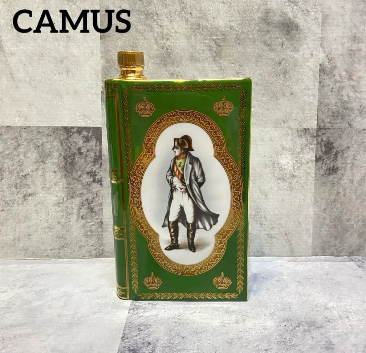 大治町　CAMUS（カミュ）ナポレオン ブック 緑陶器　古酒　リサイクルショップ　買取　シンプー