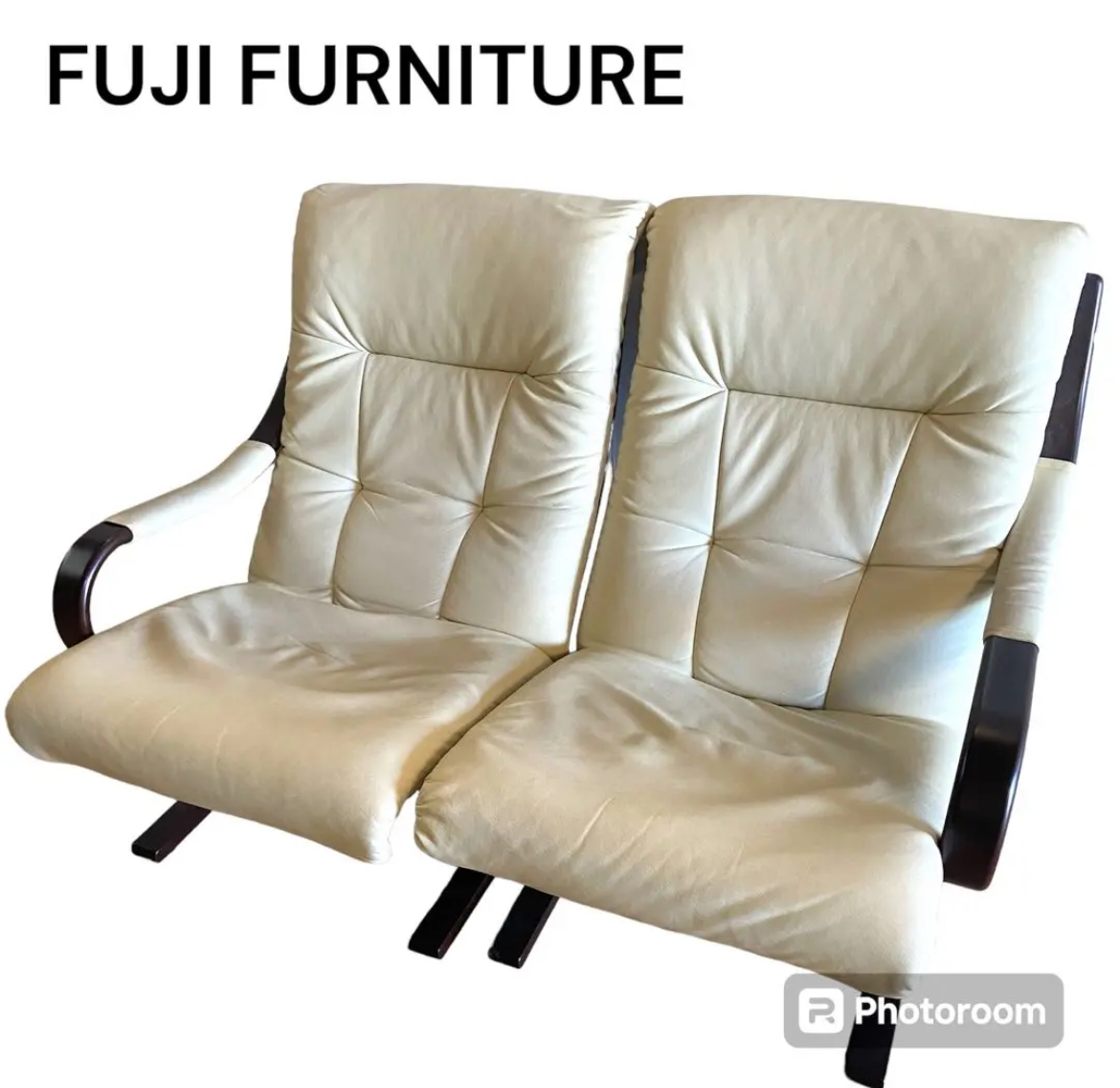 大治町　FUJI FURNITURE フジファニチャー　2人掛けソファ　リサイクルショップ　シンプー　買取