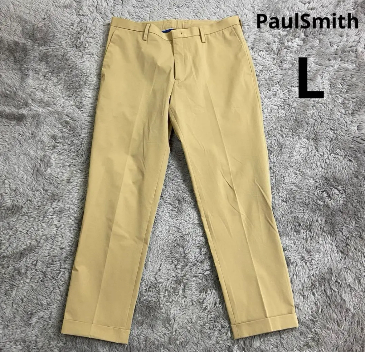 大治町　PaulSmith ポールスミス　スラックスパンツ　ベージュ　サイズ　L リサイクルショップ　シンプー　買取