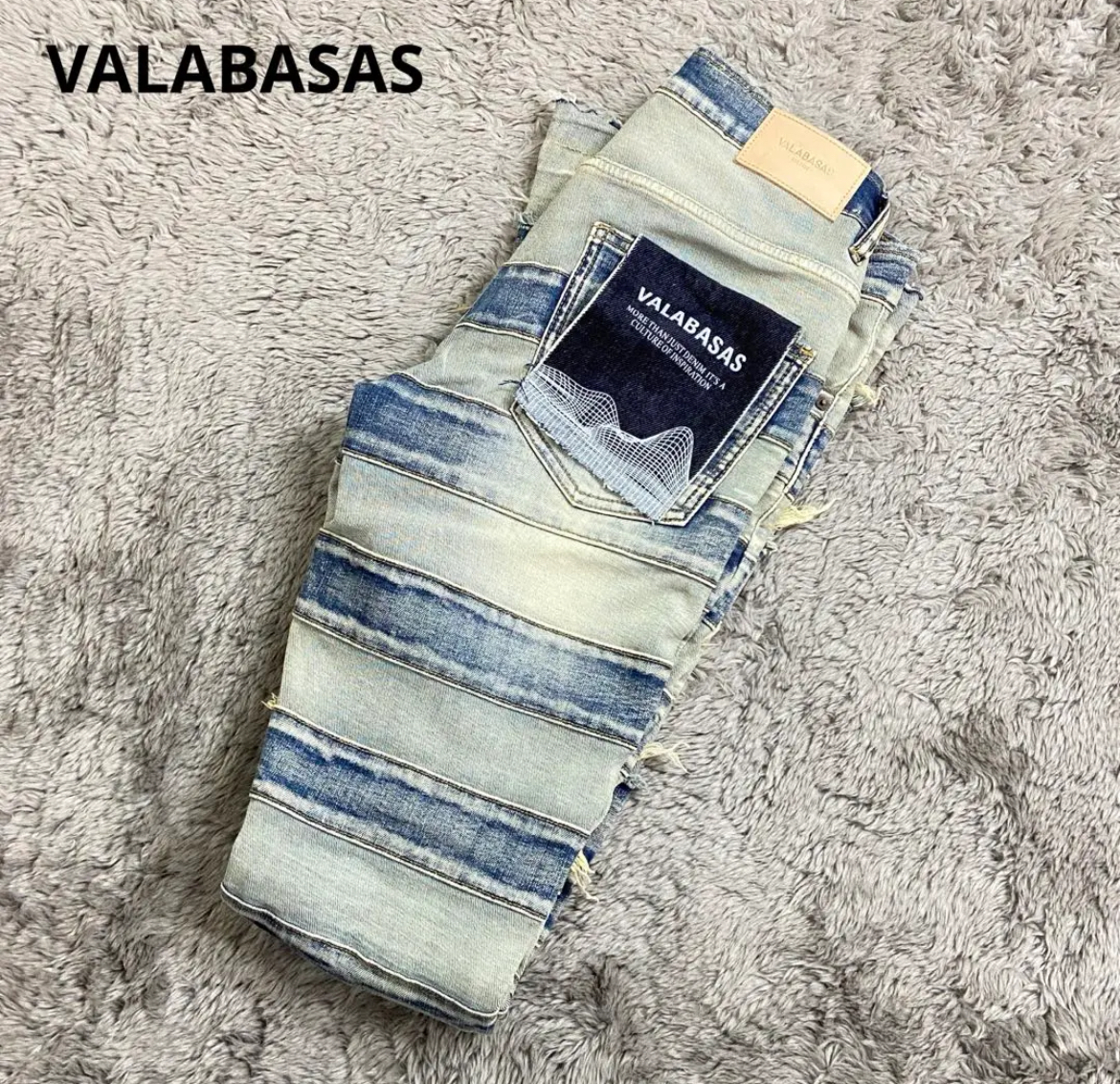 大治町　美品　VALABASAS バラバサス　フレアデニム　サイズ30 リサイクルショップ　シンプー　買取