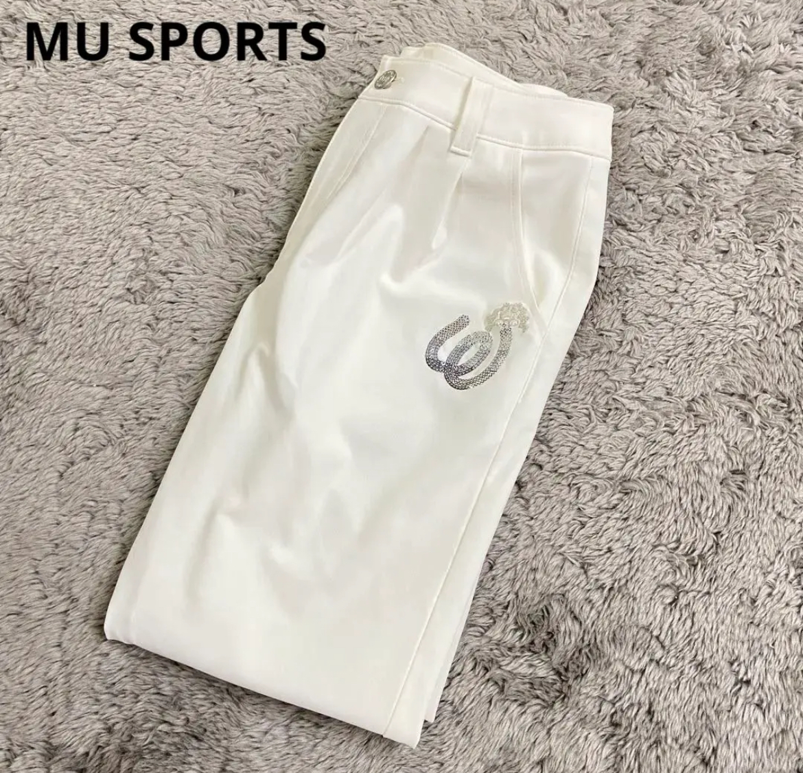 大治町　MU SPORTS エムユースポーツ　ゴルフウェア　パンツ　スパンコール　リサイクルショップ　買取　シンプー