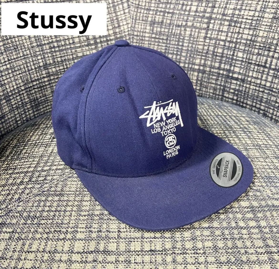 大治町　STUSSY ステューシー　 キャップ　ロゴ 刺繍 キャップ ハット 帽子　リサイクルショップ　買取　シンプー