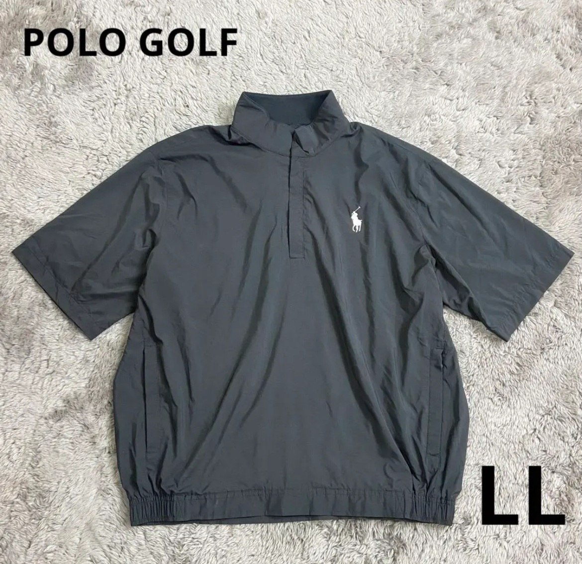 大治町　POLO GOLF ポロゴルフ ハーフジップ ジャケット ブラック LL　リサイクルショップ　買取　シンプー