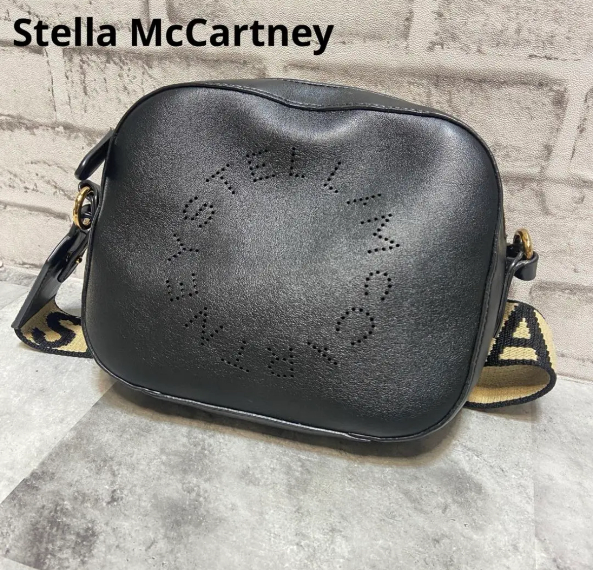名古屋　中村区　ステラマッカートニー　黒　カメラバッグ　ショルダーバッグ　リサイクルショップ　買取　シンプー