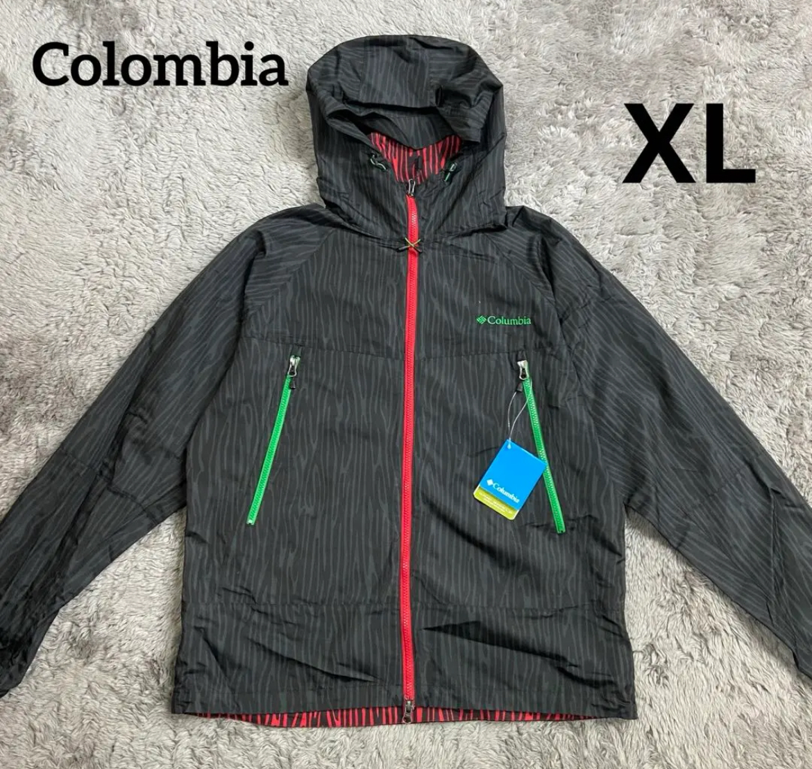 名古屋　中村区　コロンビア　ナイロンジャケット　ブラック　XL　リサイクルショップ　買取　シンプー