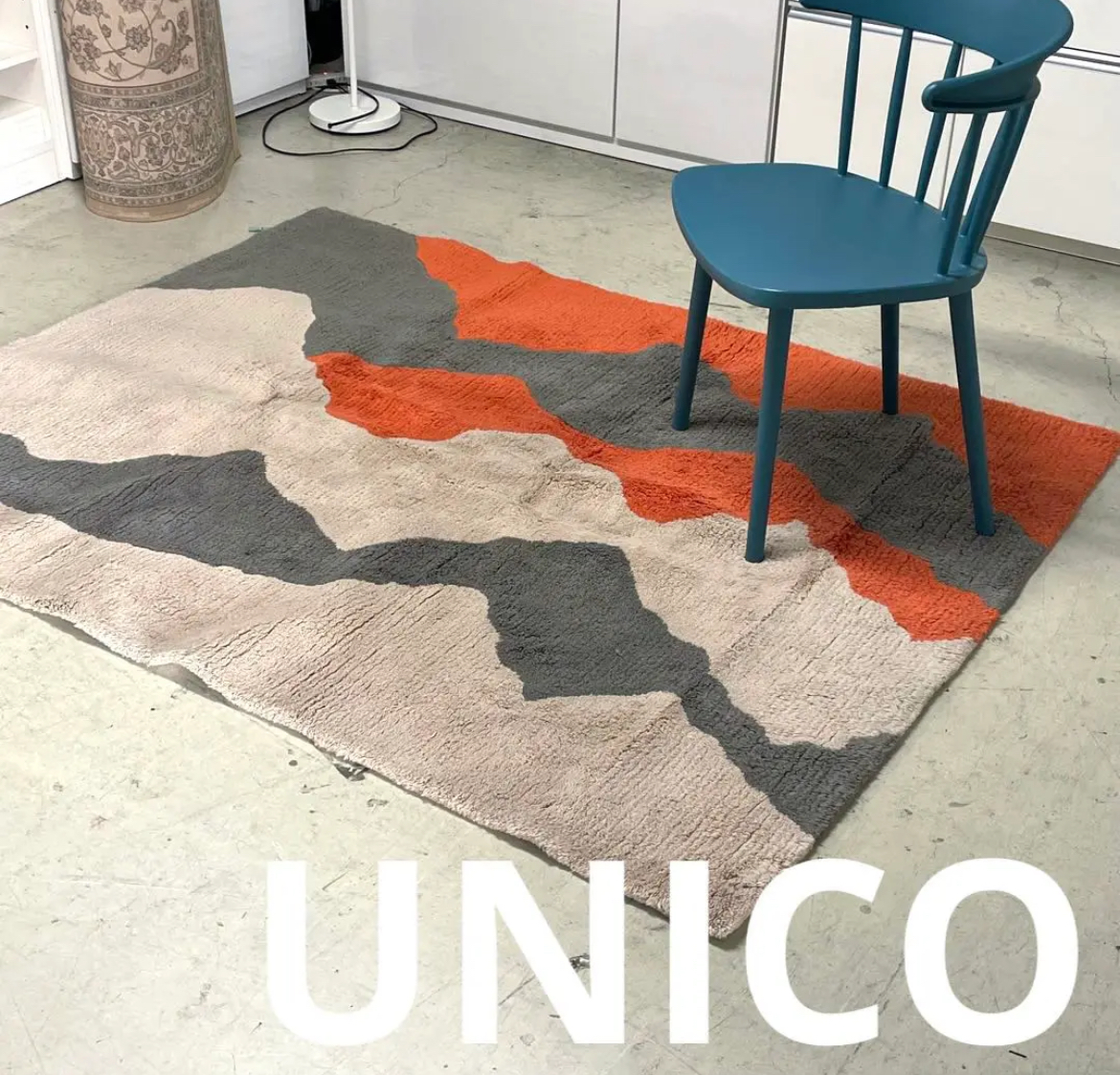 名古屋　中村区　UNICO mountain 140×180 カーペット　絨毯　ラグ　リサイクルショップ　買取　シンプー