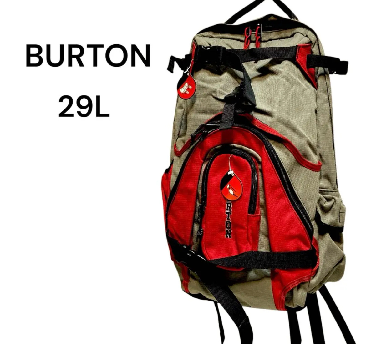 名古屋　中村区　OLD BURTON 90s バックパック Y2K カーキ 29L　リサイクルショップ　買取　シンプー