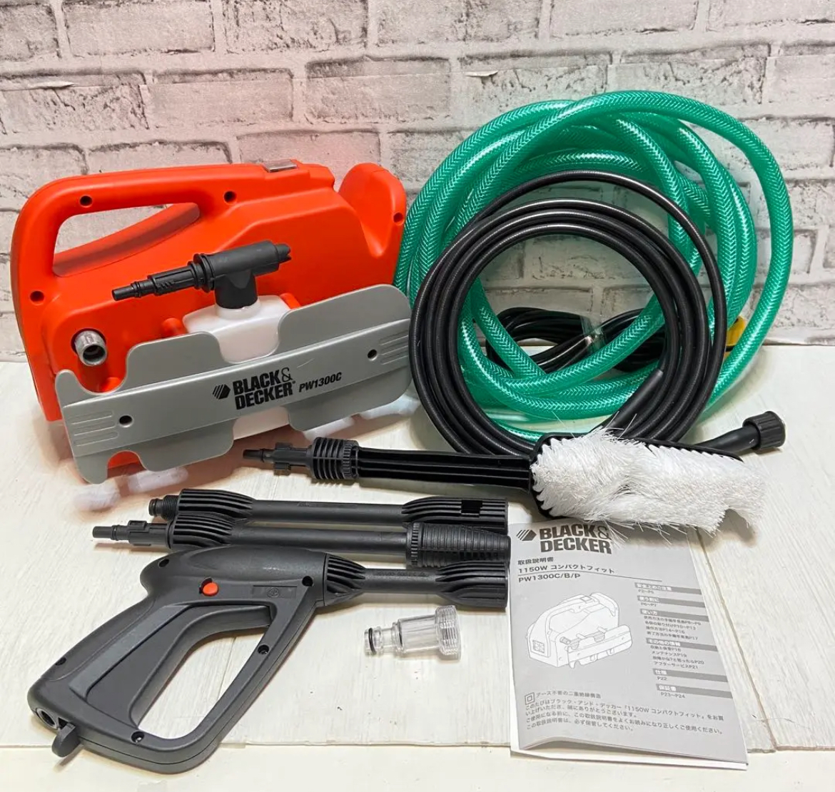 名古屋　中村区　BLACK&DECKER 高圧洗浄機 コンパクトフィット PW1300C リサイクルショップ　買取　シンプー