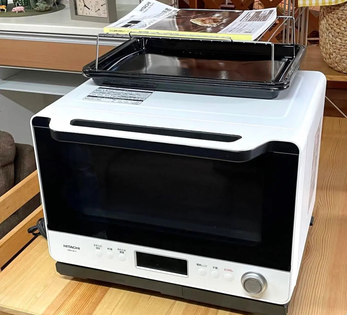 名古屋　中村区　HITACHI ヒタチ 過熱水蒸気オーブンレンジ　2022年製　MRO-W1Y リサイクルショップ　買取　シンプー