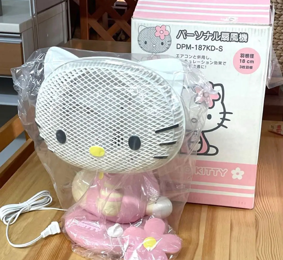 名古屋　中村区　ハローキティ　扇風機　dpm-187kd-s 2004年製　リサイクルショップ　買取　シンプー