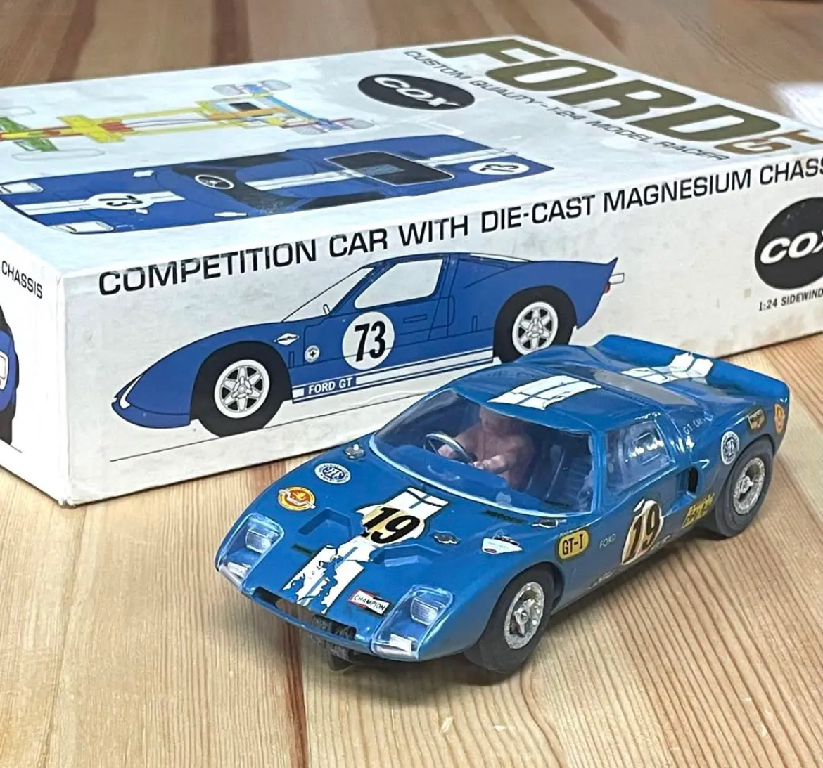 名古屋　中村区　COX製　フォードGT スロットカー 箱付き　リサイクルショップ　買取　シンプー