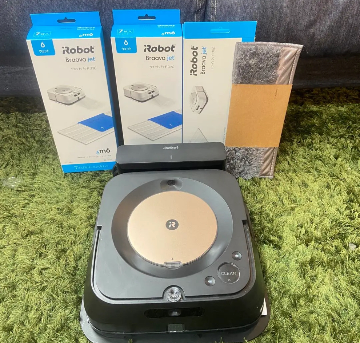 名古屋　中村区　ブラーバ　iRobot ブラーバ ジェット m6 ブラック　替えパット付き　リサイクルショップ　買取　シンプー