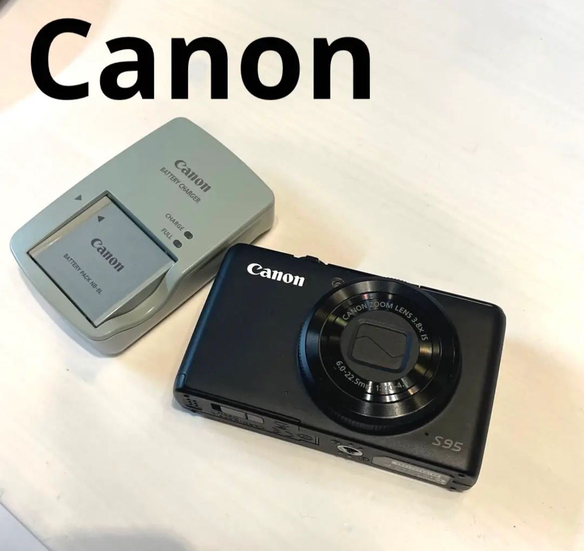 名古屋　中村区　Canon PowerShot S95 ブラック デジタルカメラ　リサイクルショップ　買取　シンプー