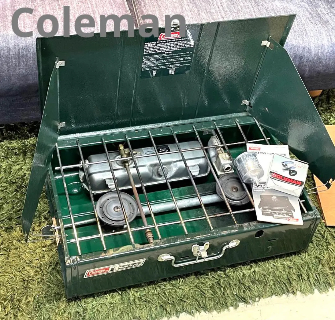 名古屋　中村区　Coleman コールマン　パワーハウス　ツーバーナー　414　リサイクルショップ　買取　シンプー