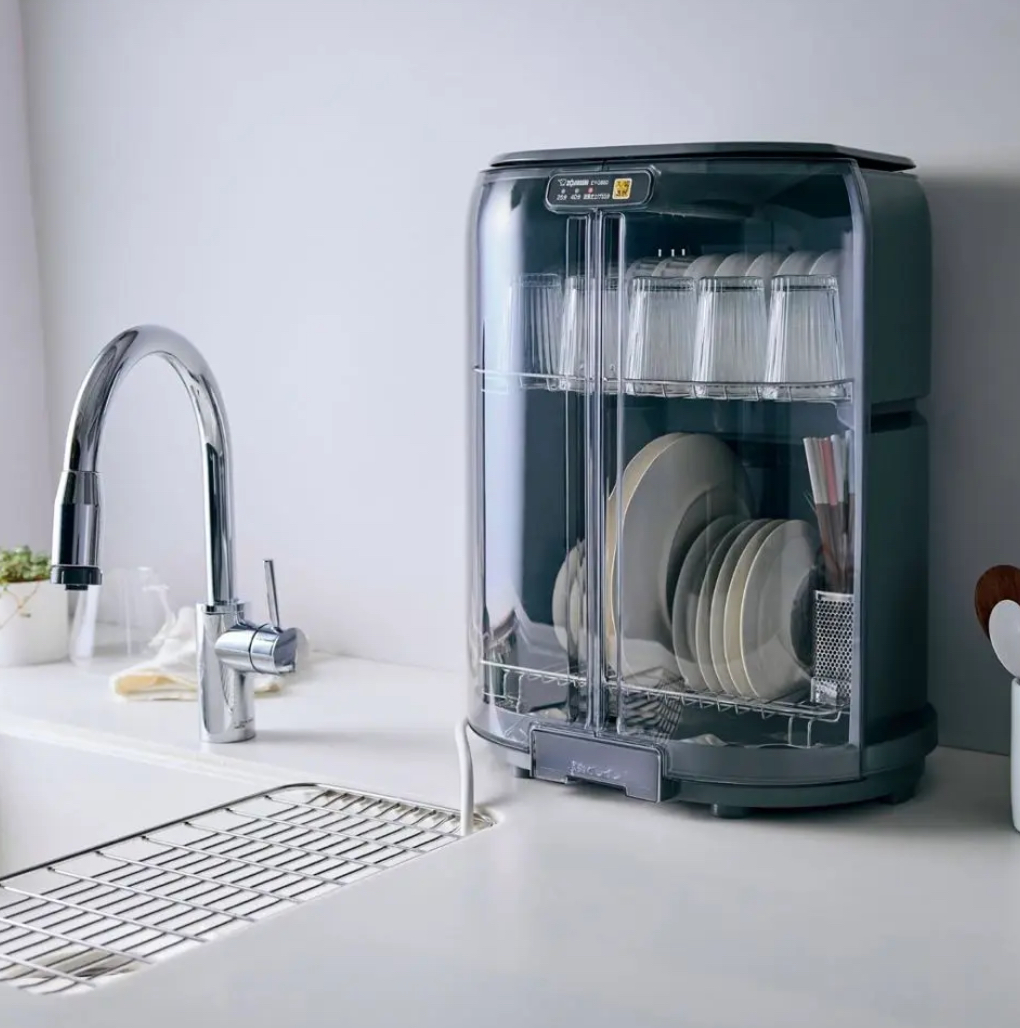 名古屋　中村区　象印　食器乾燥機　5人用　EY-GB50 グレー　縦型　リサイクルショップ　買取　シンプー