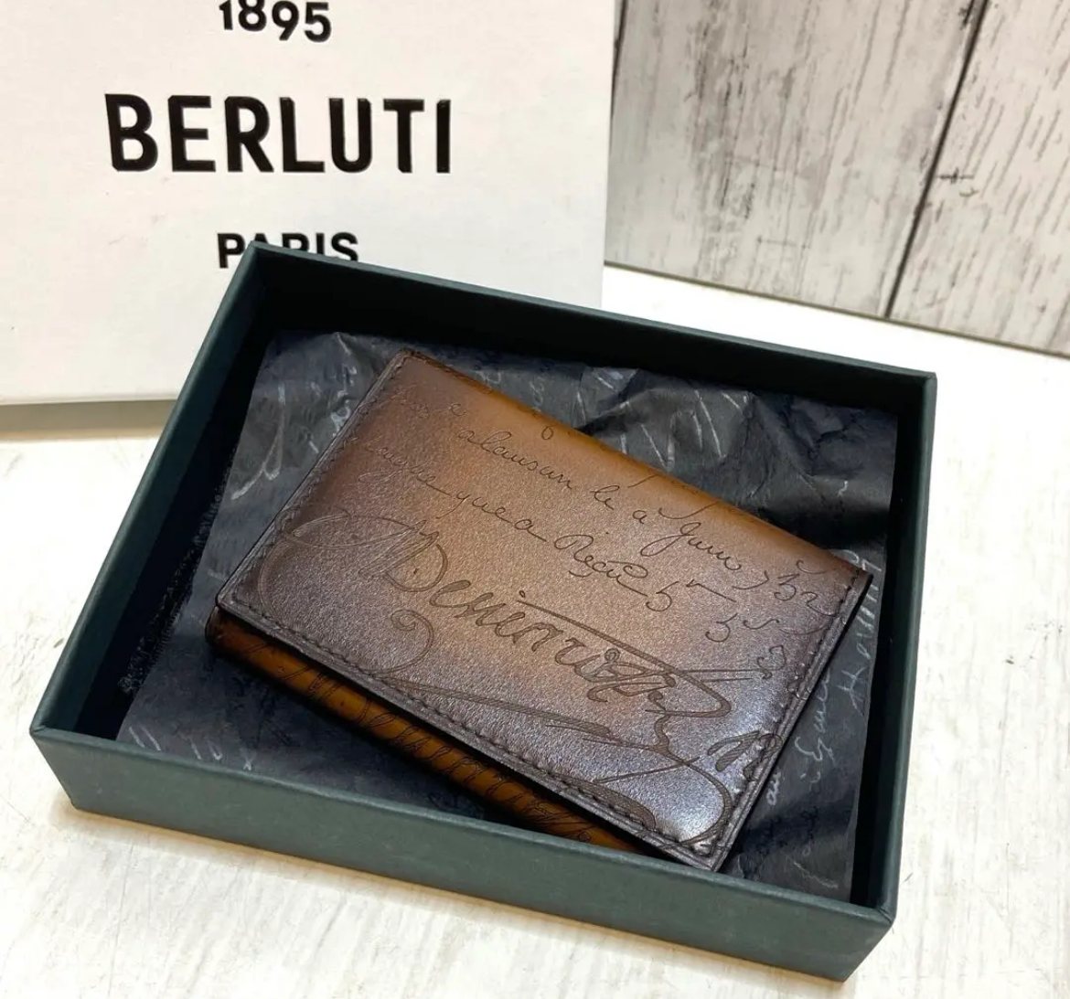 名古屋　中村区　BERLUTI　ベルルッティ　インカードホルダー　名刺入れ　リサイクルショップ　買取　シンプー