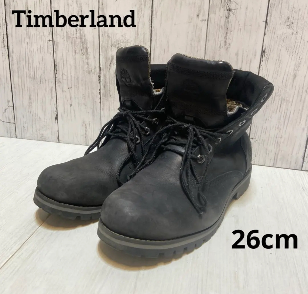 名古屋　中村区　ティンバーランド　レースアップウォータープルーフブーツ　26cm ブラック　リサイクルショップ　買取　シンプー
