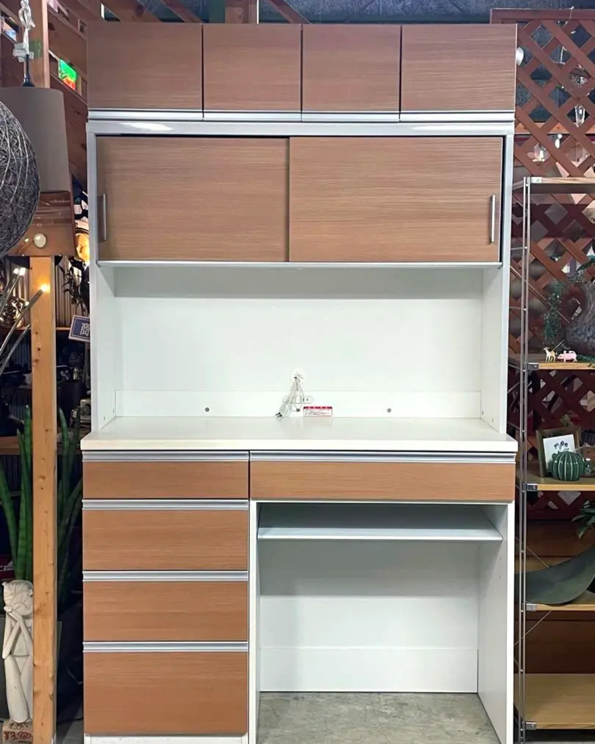 名古屋　中村区　高橋木工　Sunny キッチンボード　食器棚　キッチンカウンター　リサイクルショップ　買取　シンプー