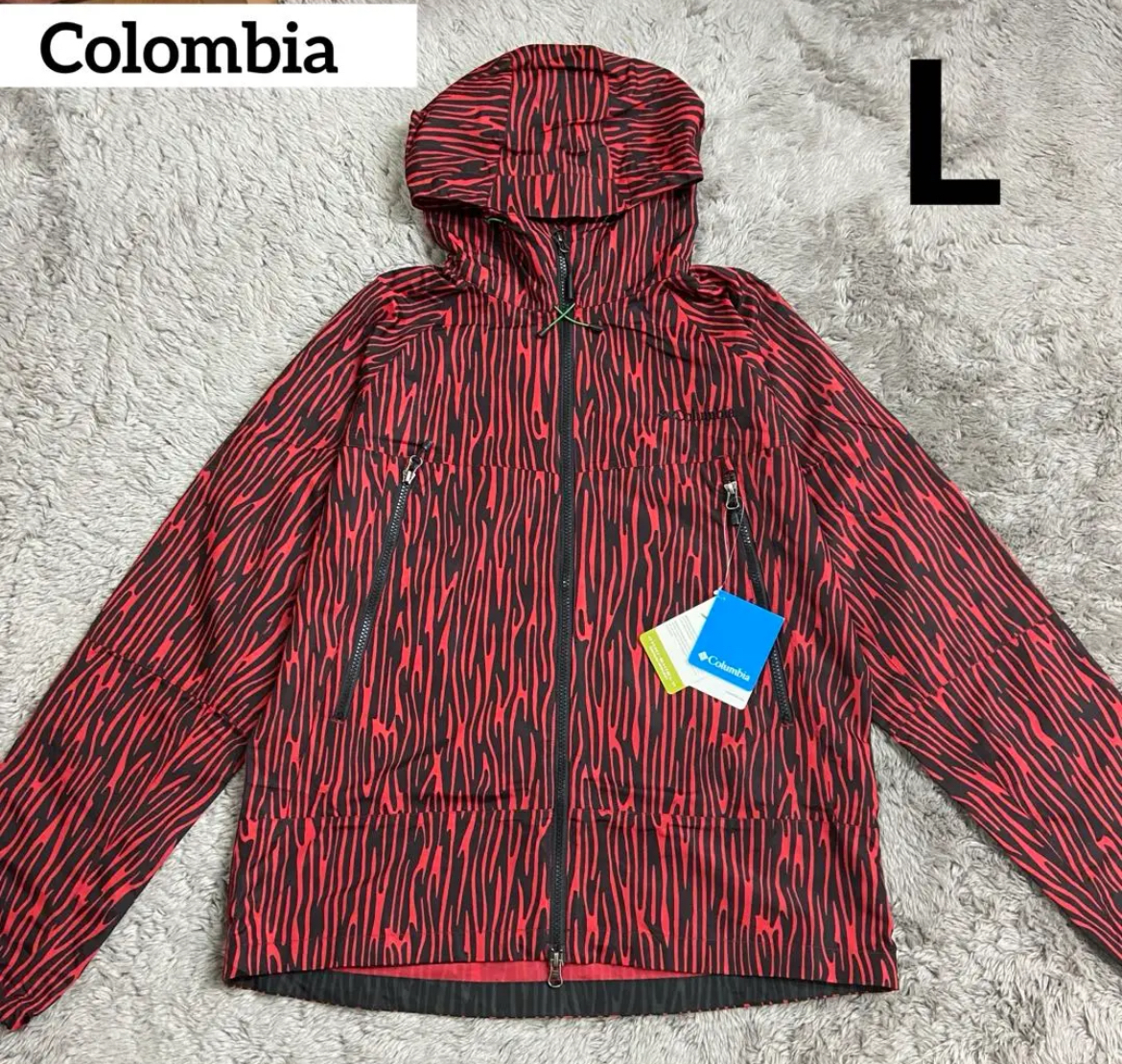 名古屋　中村区　コロンビア　ナイロンジャケット　レッド　L 新品・タグ付き　リサイクルショップ　買取　シンプー
