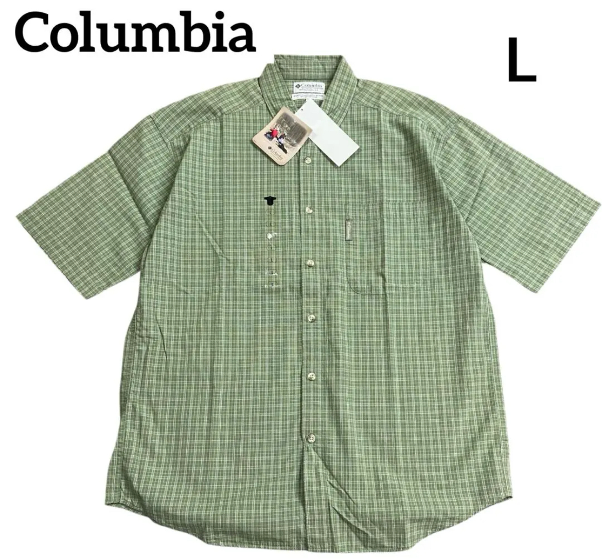 名古屋　清須　90s コロンビア　半袖シャツ　チェック柄　リサイクルショップ　買取　シンプー