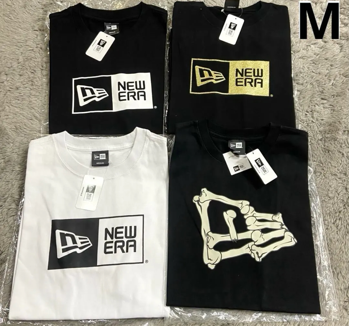 名古屋　南区　ニューエラ　NEW ERA ロゴTシャツ　4枚セット M　リサイクルショップ　買取　シンプー
