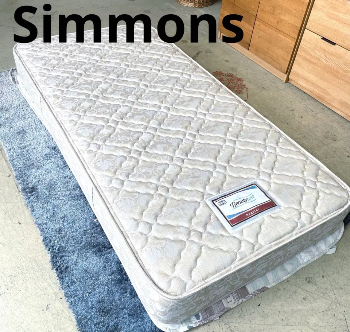 名古屋　清須　Simmons シモンズ シングルマットレス Beautyrest　リサイクルショップ　買取　シンプー