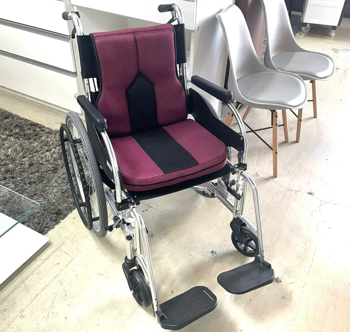 名古屋　清須　【マキテック】Makitech 自走式 車椅子 介助ブレーキ付き 最大100kg　リサイクルショップ　買取　シンプー