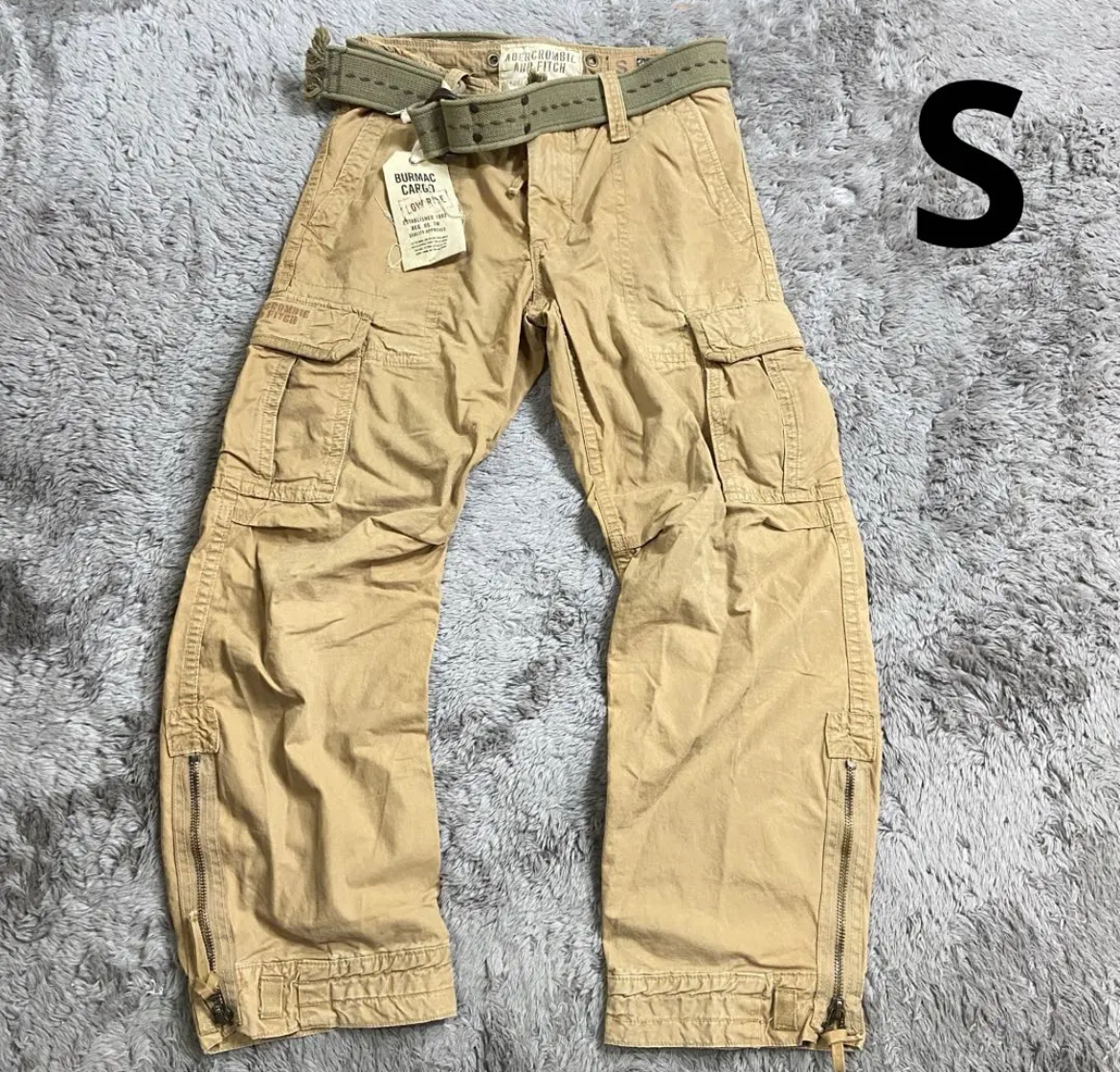 名古屋　中村区　アバクロンビー&フィッチ カーゴパンツ S ベルト付き　リサイクルショップ　買取　シンプー