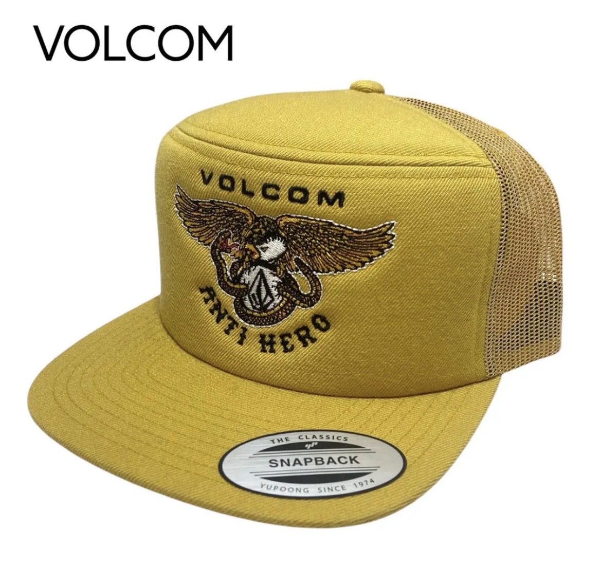 名古屋　中村区　ボルコム×アンチヒーロー　メッシュキャップ　リサイクルショップ　買取　シンプー