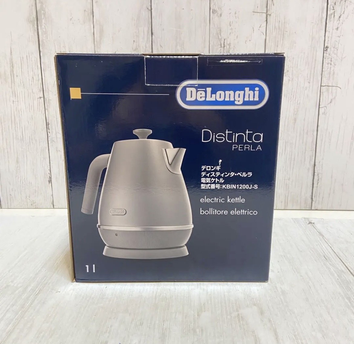 名古屋　清須　デロンギ　電気ケトル ディスティンタ・ペルラ　1L シルバー　リサイクルショップ　買取　シンプー
