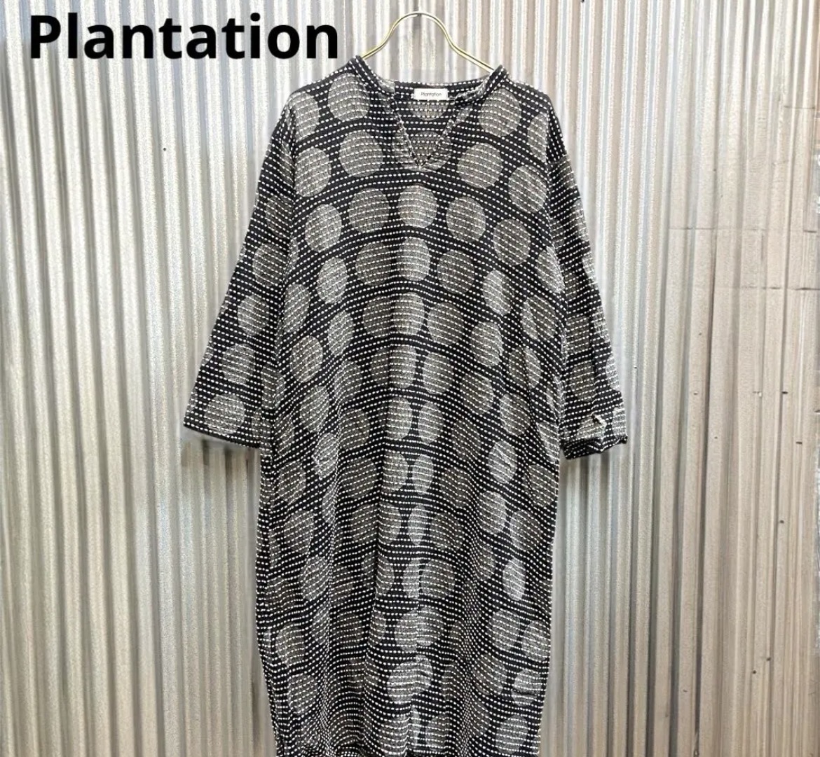 名古屋　中村区　プランテーション　Plantation サシコマンガンドットワンピース　リサイクルショップ　買取　シンプー