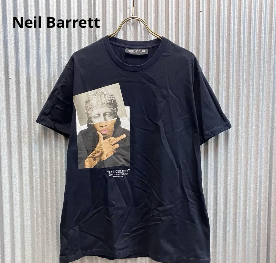 名古屋　中村区　Neil Barrett ”RAP CULES 2” Tシャツ イタリア製　リサイクルショップ　買取　シンプー