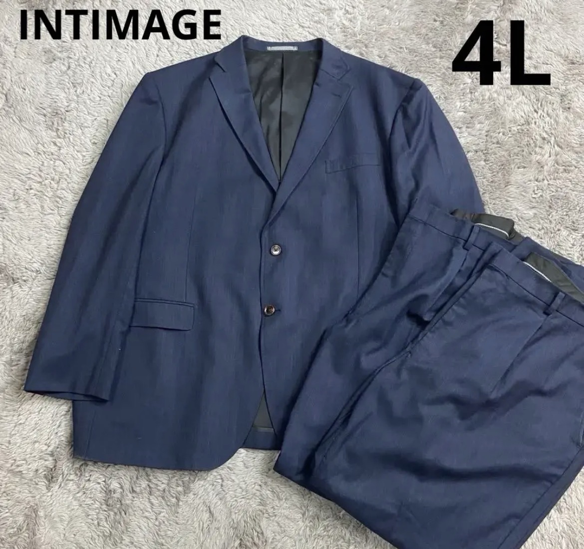 名古屋　中村区　AOKI INTIMAGE ビジネススーツ 大きいサイズ　4L パンツ2本　リサイクルショップ　買取　シンプー