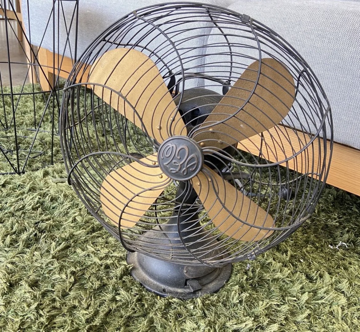 名古屋　中村区　芝浦製作所 扇風機 動作品 芝浦扇風機　レトロ　アンティーク　リサイクルショップ　買取　シンプー