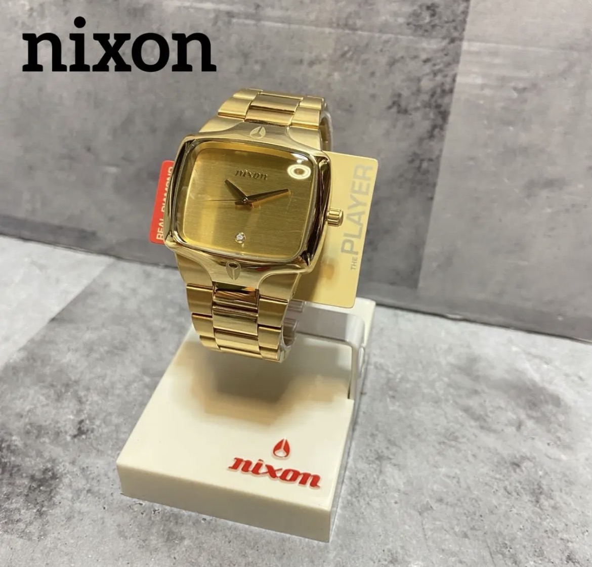 名古屋　中村区　nixon ニクソン THE PLAYER 腕時計　リサイクルショップ　買取　シンプー