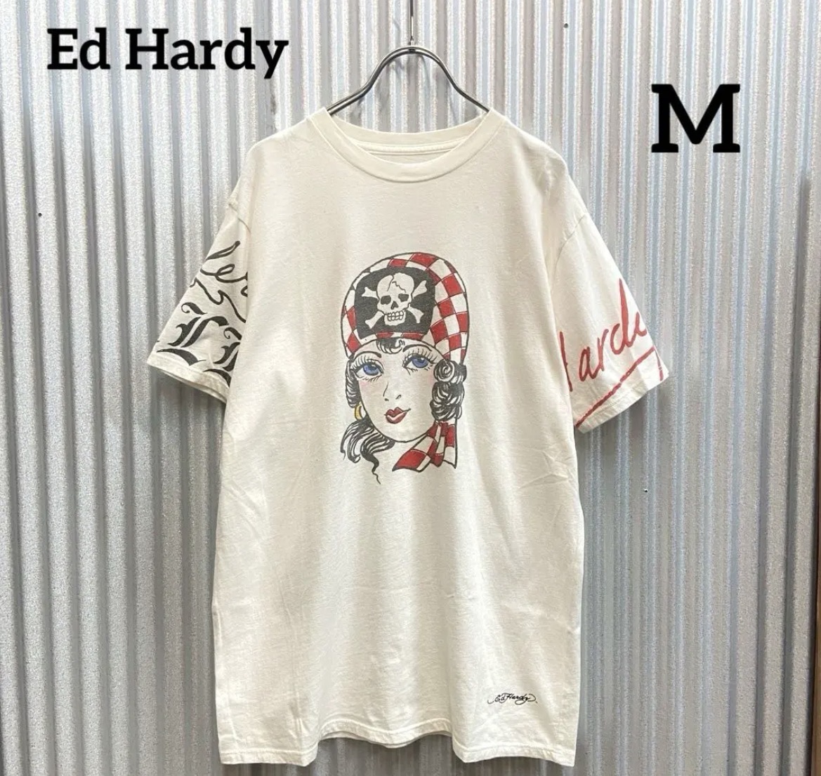 名古屋　西区　エドハーディー　Tシャツ USA製　M　リサイクルショップ　買取　シンプー