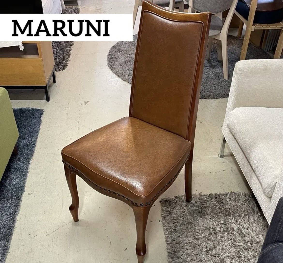 名古屋　中村区　MARUNI マルニ木工　ベルサイユシリーズ　ハイバックチェア　リサイクルショップ　買取　シンプー