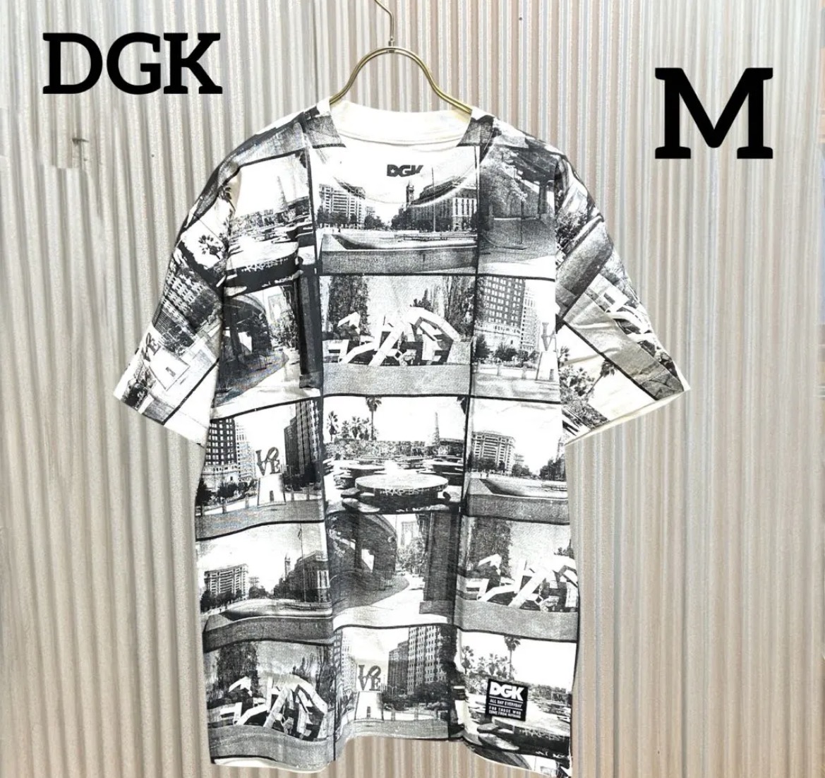 名古屋　中区　リサイクルショップ　買取　シンプー　DGK デザインTシャツ M ストリート