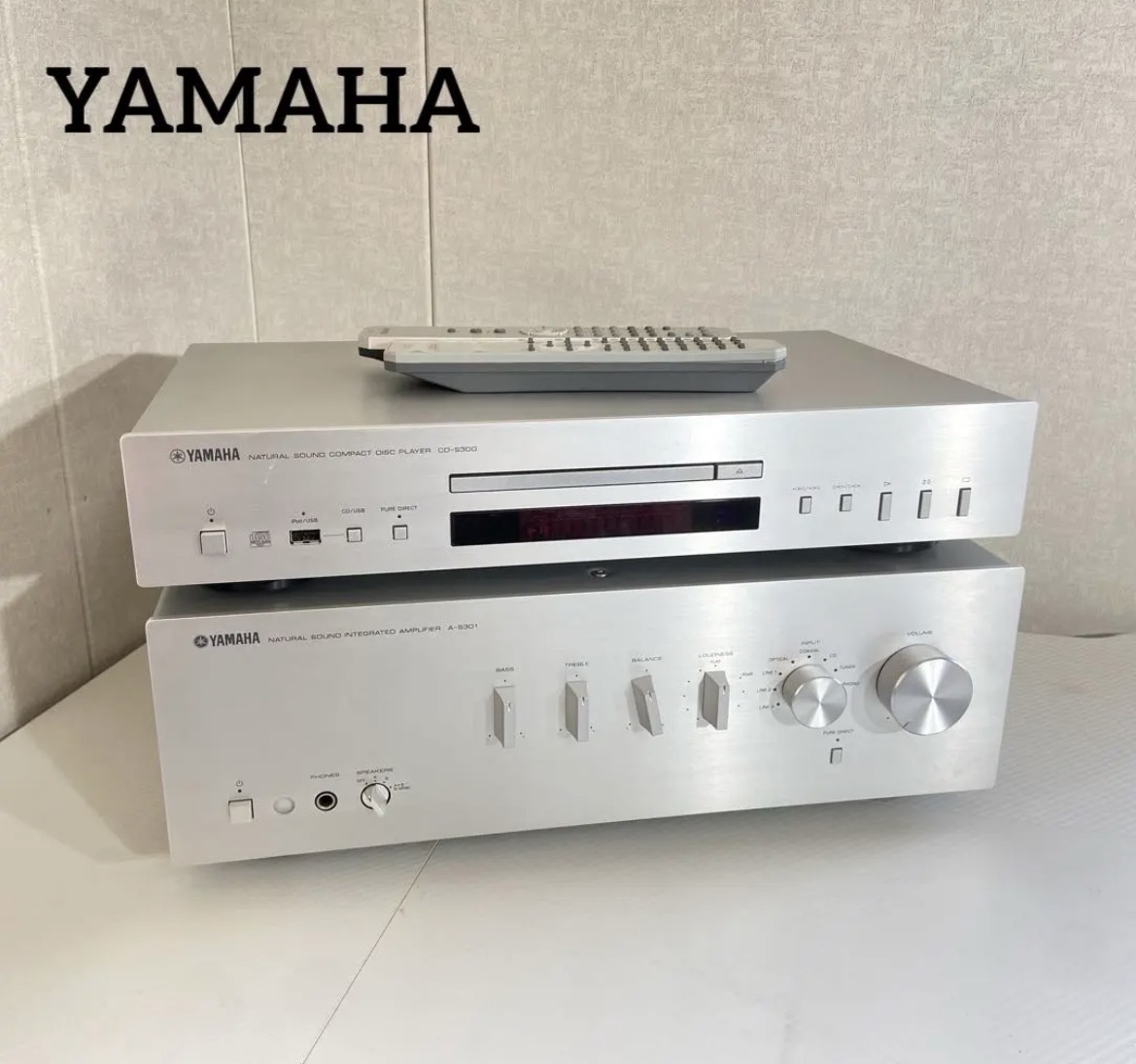 名古屋　南区　YAMAHA ヤマハ　CDプレイヤー　プルメリアアンプ　リサイクルショップ　買取　シンプー