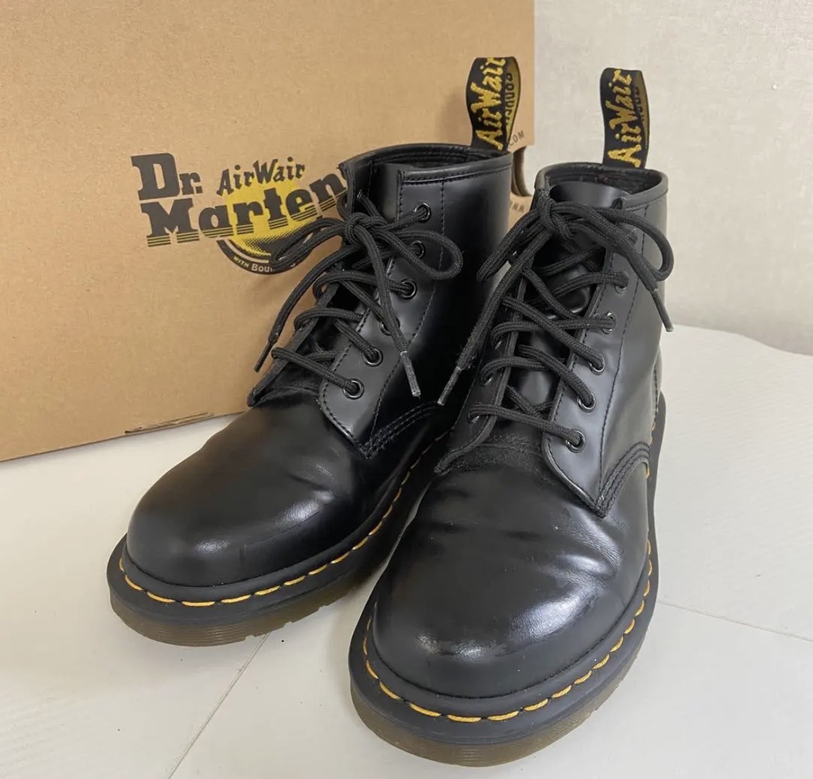 名古屋　中村区　Dr.Martens ドクターマーチン　6 ホール ブーツ　25cm リサイクルショップ　買取　シンプー