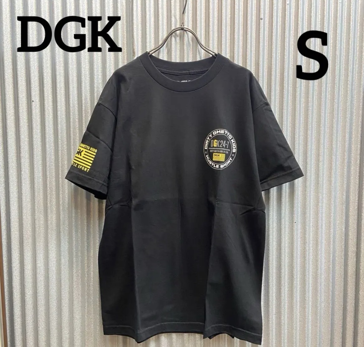 名古屋　西区　新品・未使用　DGK デザインTシャツ ストリート　ブラック　S リサイクルショップ　買取　シンプー