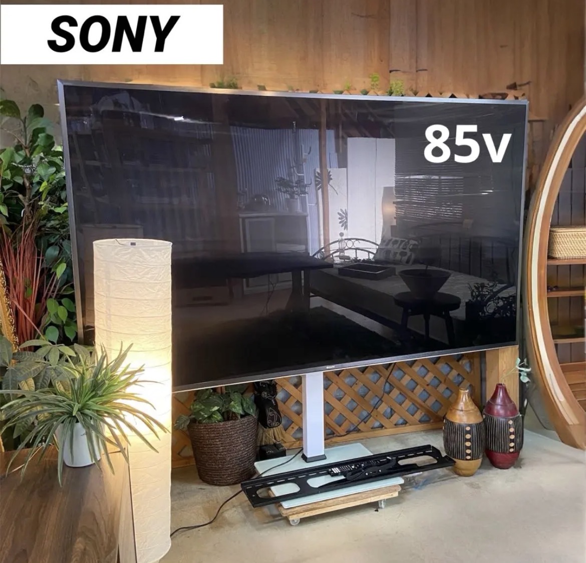 名古屋　港区　SONY ソニー　4K液晶テレビ　85v 85インチ　2021年製　リサイクルショップ　買取　シンプー