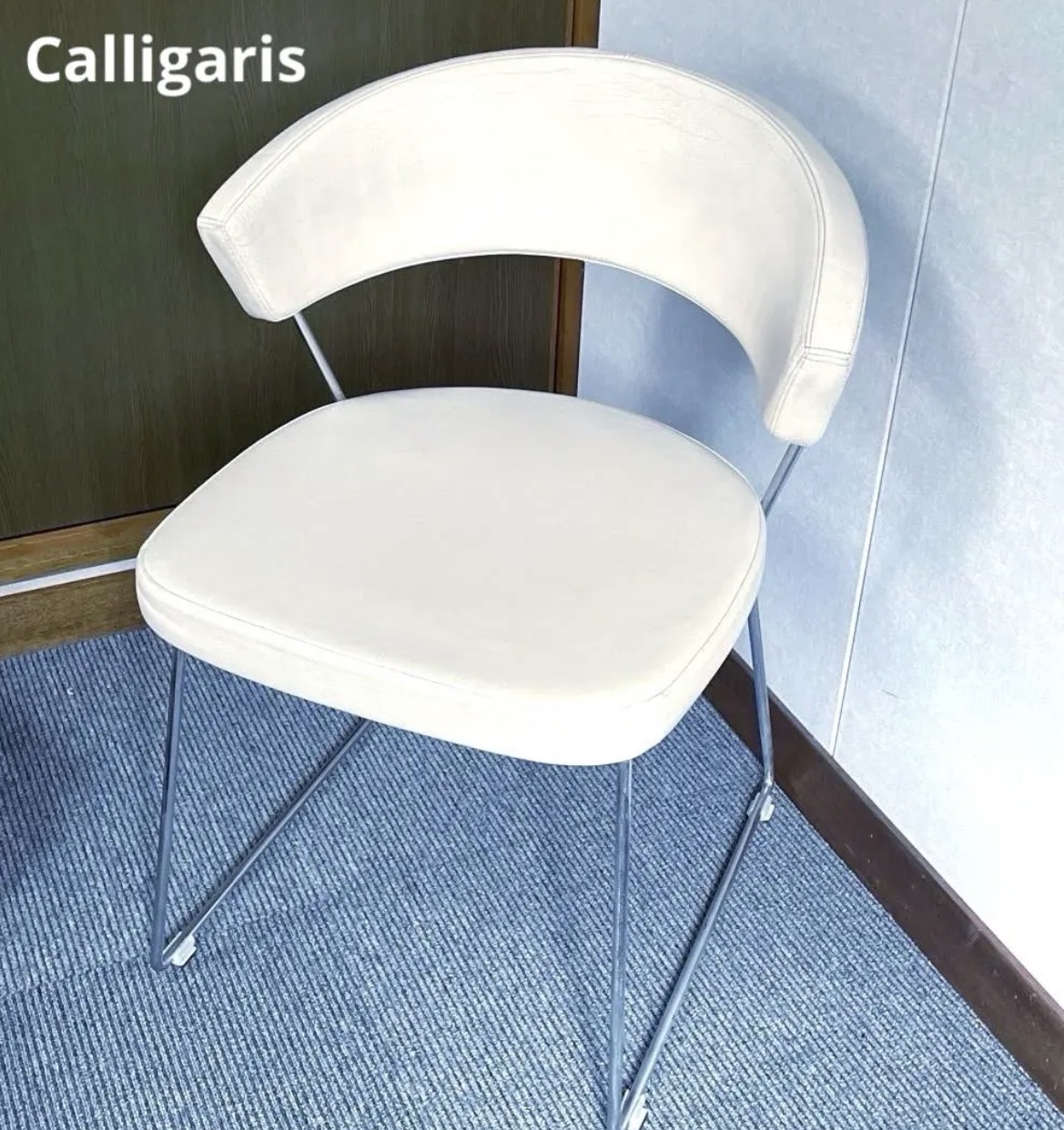 名古屋　港区　Calligaris カリガリス　ダイニングチェア 牛革 レザー　リサイクルショップ　買取　シンプー