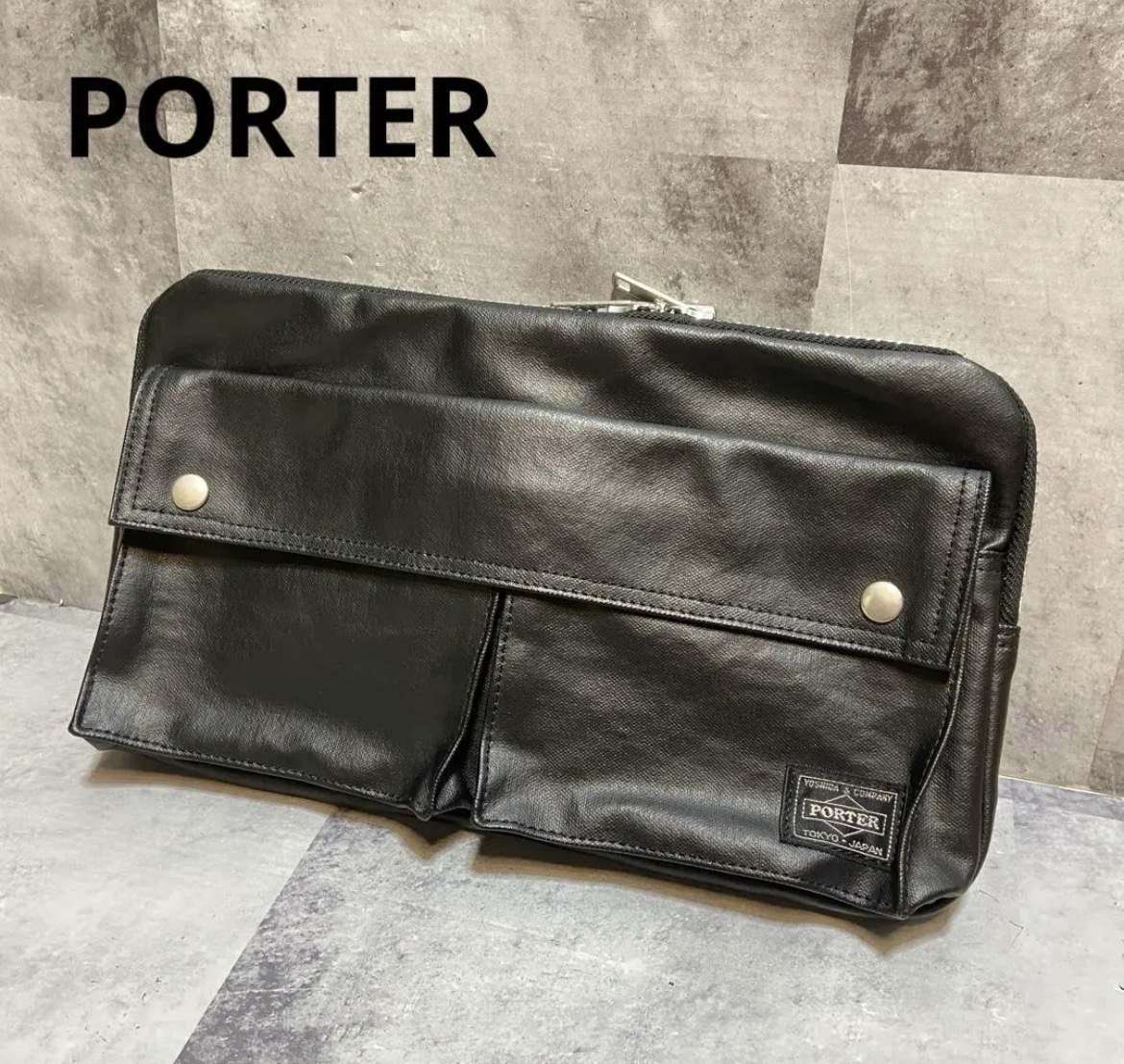 名古屋　清須　ポーター　PORTER フリースタイル ブラック ショルダーバッグ メンズ　リサイクルショップ　買取　シンプー