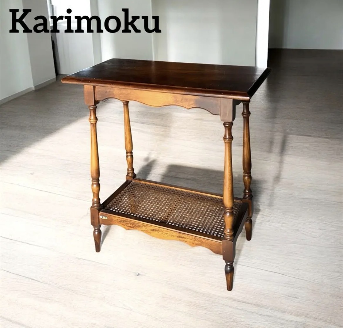 名古屋　中区　カリモク　karimoku コロニアル サイドテーブル　花台　電話台　リサイクルショップ　買取　シンプー