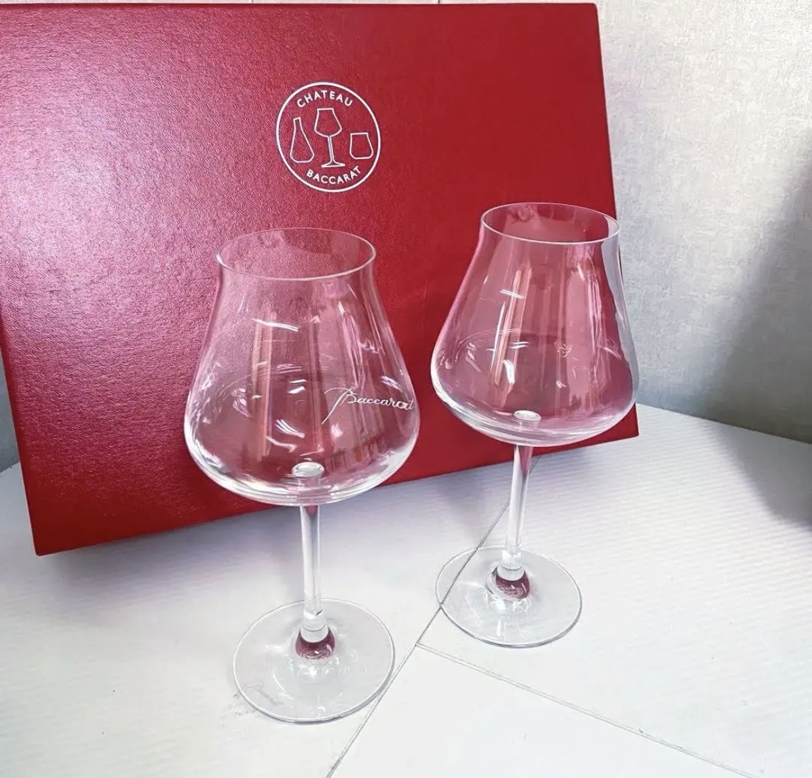 名古屋　北区　バカラ　Baccarat ワイングラス　シャトー　2客セット　リサイクルショップ　買取　シンプー