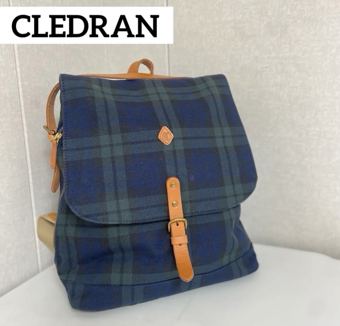 名古屋　中区　CLEDRAN クレドラン　INNO インノ2WAYリュックサック チェック柄　リサイクルショップ　買取　シンプー