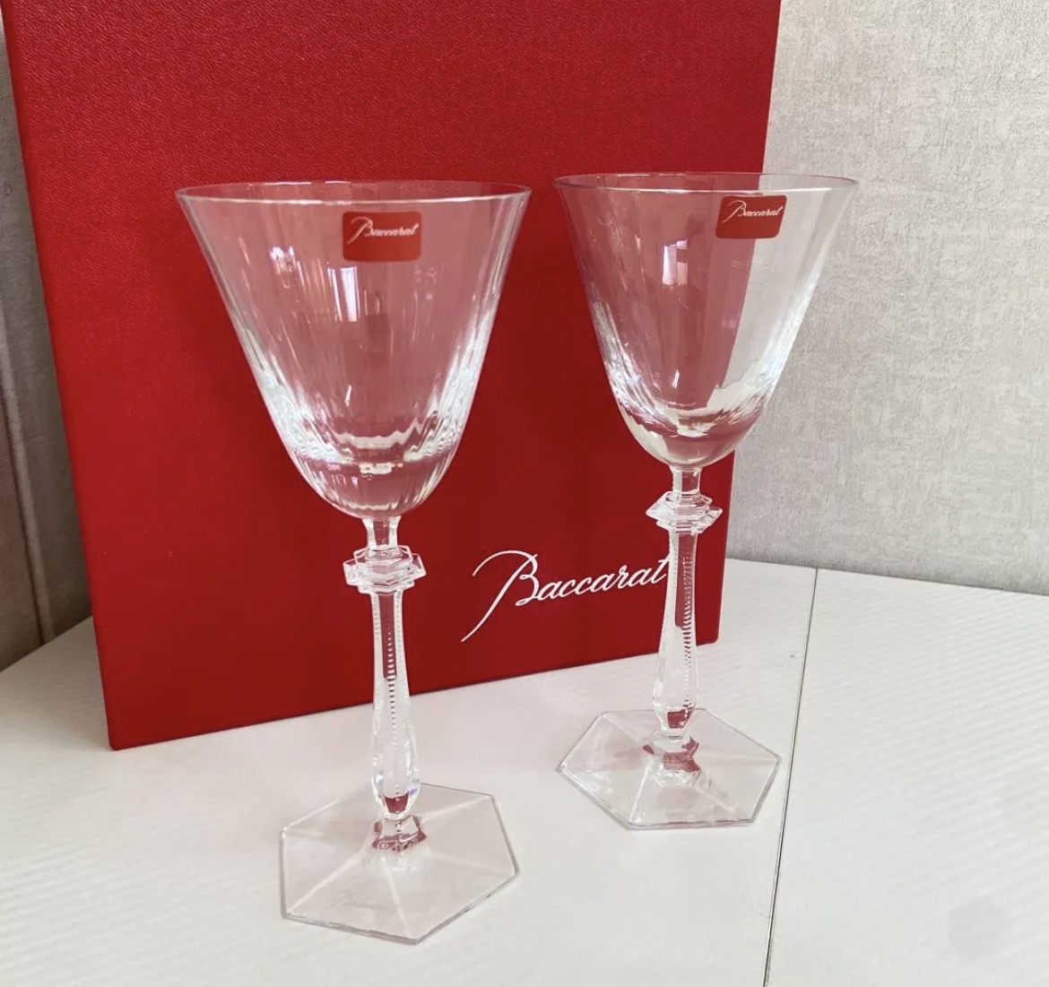 名古屋　清須　Baccarat バカラ　アルカード　ワイングラス　2客セット　リサイクルショップ　買取　シンプー