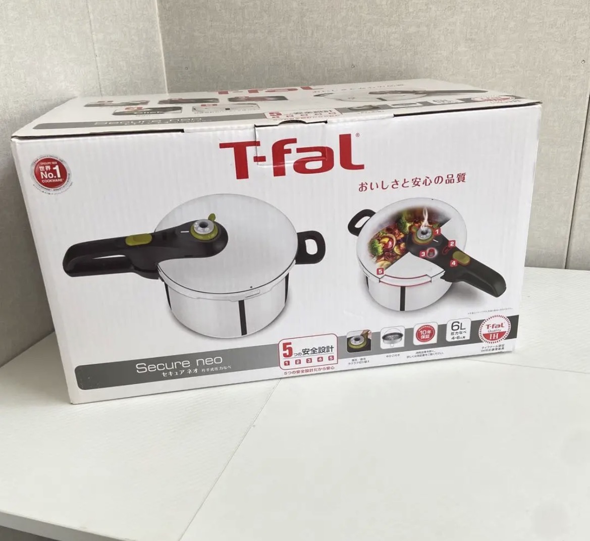 名古屋　北区　T-fal ティファール　圧力鍋　片手鍋　セキュアネオ　6L　リサイクルショップ　買取　シンプー